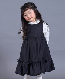 Seraph（セラフ）の「【ジュニア対応】リボン付きバルーンジャンスカ（ジャンパースカート）」