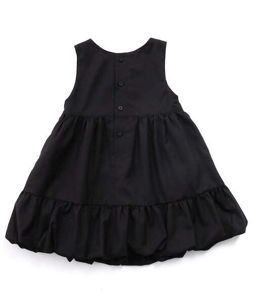 Seraph（セラフ）の「【ジュニア対応】リボン付きバルーンジャンスカ（ジャンパースカート・キッズ・ブラック/ピンク・80/90/100/110/120/130/140）」の7枚目の写真