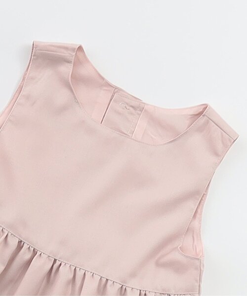 Seraph（セラフ）の「【ジュニア対応】リボン付きバルーンジャンスカ（ジャンパースカート・キッズ・ブラック/ピンク・80/90/100/110/120/130/140）」の3枚目の写真