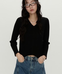 NUJOH | Urban Essential Ribbed Knit / アーバンエッセンシャル リブニット(Tシャツ/カットソー)