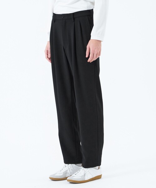 MACKINTOSH PHILOSOPHY（ﾏｯｷﾝﾄｯｼｭ ﾌｨﾛｿﾌｨｰ）の「トロッター トラウザーズ#001（ナンバーワン）ダブルクロスツイル（その他パンツ・メンズ・ブラック・42/40/38）」の4枚目の写真