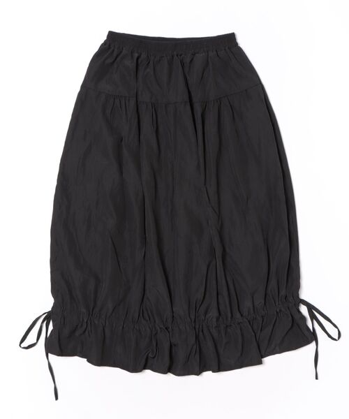 セール】【秋冬新作】裾ドロストティアードロングスカート（スカート