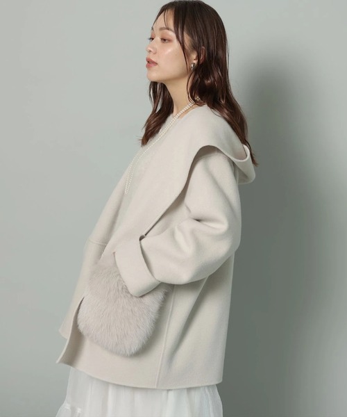 ファー付きフードリバーコート（ダウンジャケット/コート