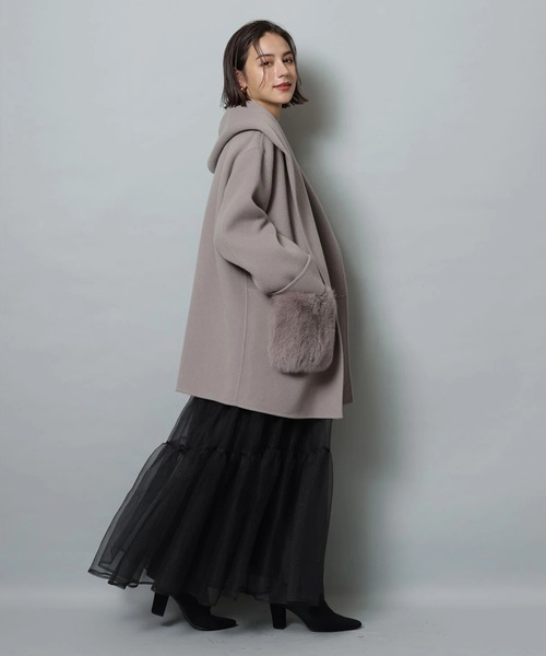 ファー付きフードリバーコート（ダウンジャケット/コート）｜Arpege