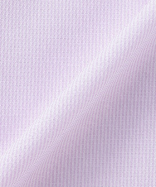 TOKYO SHIRTS（トウキョウシャツ）の「形態安定ノンアイロン レギュラー 長袖ビジネスワイシャツ（ビジネスシャツ・レディース・パープル・M/S）」の2枚目の写真