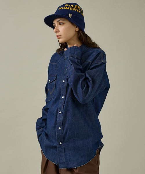 POLeR（ポーラー）の「【POLER / ポーラー】BRIM BEANIE / ブリム ビーニー/ユニセックス（ニットキャップ/ビーニー・メンズ・カーキ/ブラック/ネイビー・フリー）」の16枚目の写真