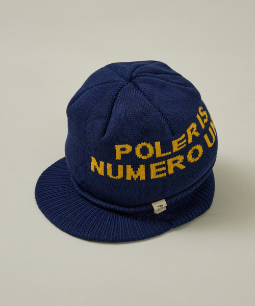 POLeR（ポーラー）の「【POLER / ポーラー】BRIM BEANIE / ブリム ビーニー/ユニセックス（ニットキャップ/ビーニー・メンズ・カーキ/ブラック/ネイビー・フリー）」の14枚目の写真
