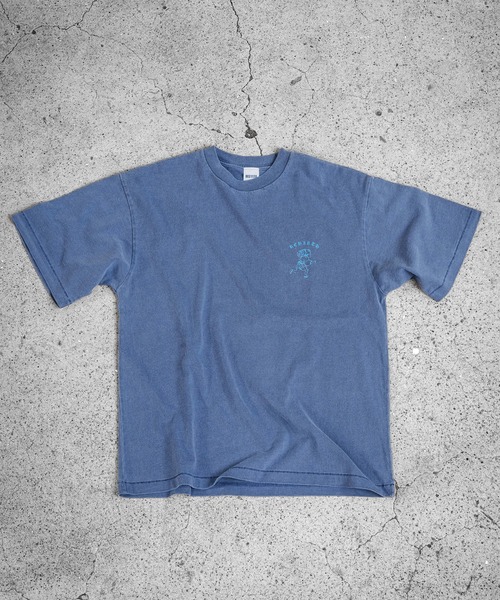 REBIRTH PROJECT（リバースプロジェクト）の「【REBIRTH PROJECT】RICE475 「コメ。ゼッタイ。」Tシャツ（Tシャツ/カットソー・レディース・ホワイト/ネイビー・SMALL/MEDIUM/LARGE/X-LARGE）」の4枚目の写真