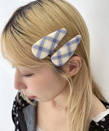 WEGO(ウィゴー)のWEGO/【2点セット】チェックトライアングルピン(ヘアピン)