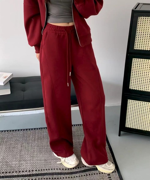 aimoha(アイモハ)の「ジョガーシルエット スウェットパンツ(スウェットパンツ・レディース・ライトベージュ/ネイビー/レッド・MEDIUM/X-LARGE/LARGE)」の7枚目の写真