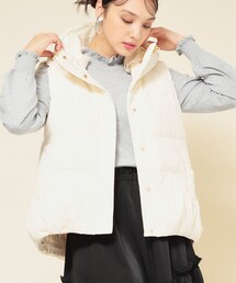 Sunauna（スーナウーナ）の「【フード付き／2色展開】ダウンベスト（ダウンベスト）」