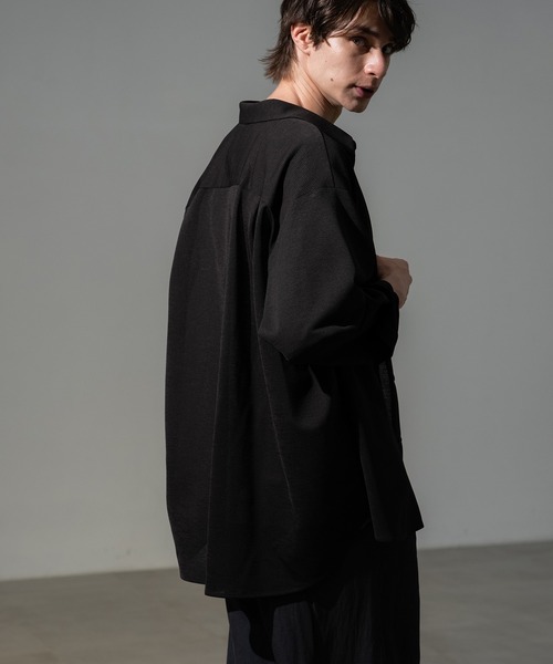 CITY TOKYO(シティトウキョウ)の「【CITY TOKYO/シティートーキョー】Thinーdry リラックスシャツ(シャツ/ブラウス・メンズ・ブラック/ブラウン・2/1)」の13枚目の写真