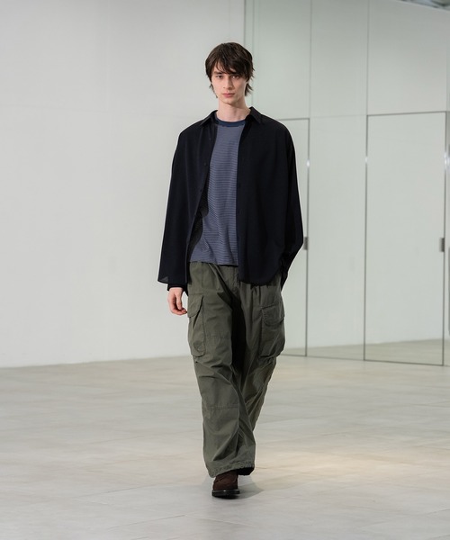 CITY TOKYO(シティトウキョウ)の「【CITY TOKYO/シティートーキョー】Thinーdry リラックスシャツ(シャツ/ブラウス・メンズ・ブラック/ブラウン・2/1)」の5枚目の写真