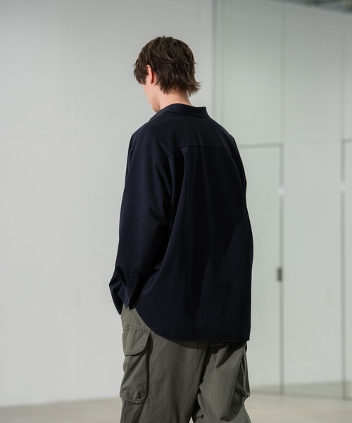 CITY TOKYO(シティトウキョウ)の「【CITY TOKYO/シティートーキョー】Thinーdry リラックスシャツ(シャツ/ブラウス・メンズ・ブラック/ブラウン・2/1)」の7枚目の写真