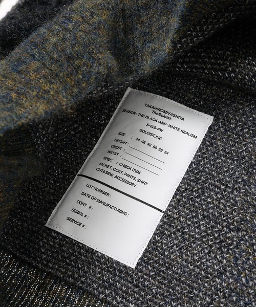 TAKAHIROMIYASHITATheSoloIst.(タカヒロミヤシタザソロイスト)の「kurt.cardigan I(カーディガン/ボレロ・メンズ・ネイビー・46/48)」の5枚目の写真