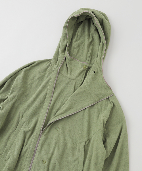 み*み様 SAN SAN GEAR フード付きジャケット グリーン SAN SAN GEAR（サンサンギア）の「SAN SAN GEAR INSULATION HOODIE