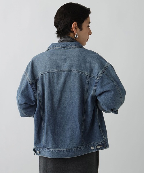 studio CLIP(スタディオクリップ)の「《ウタオ》デニムジャケット(デニムジャケット・レディース・ブルー・FREE)」の8枚目の写真