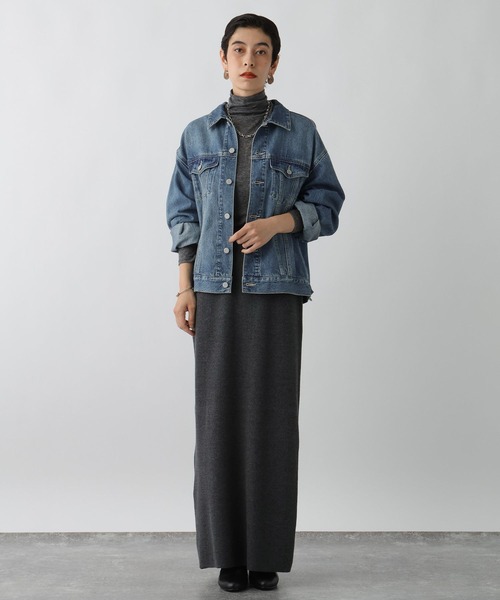 studio CLIP(スタディオクリップ)の「《ウタオ》デニムジャケット(デニムジャケット・レディース・ブルー・FREE)」の9枚目の写真