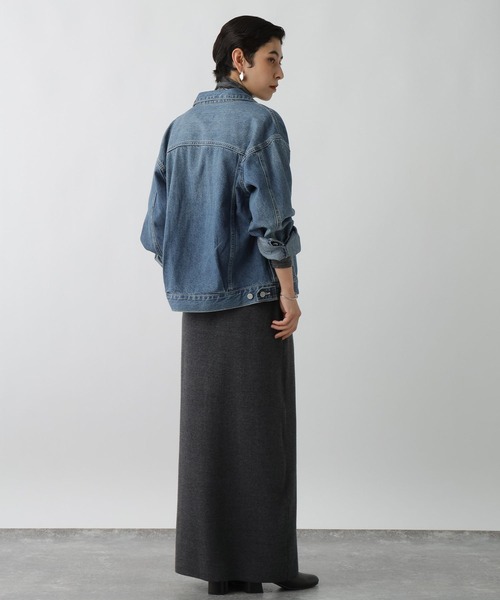 studio CLIP(スタディオクリップ)の「《ウタオ》デニムジャケット(デニムジャケット・レディース・ブルー・FREE)」の12枚目の写真