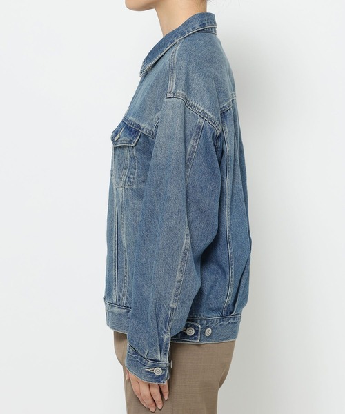 studio CLIP(スタディオクリップ)の「《ウタオ》デニムジャケット(デニムジャケット・レディース・ブルー・FREE)」の14枚目の写真