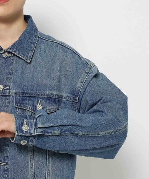 studio CLIP(スタディオクリップ)の「《ウタオ》デニムジャケット(デニムジャケット・レディース・ブルー・FREE)」の17枚目の写真