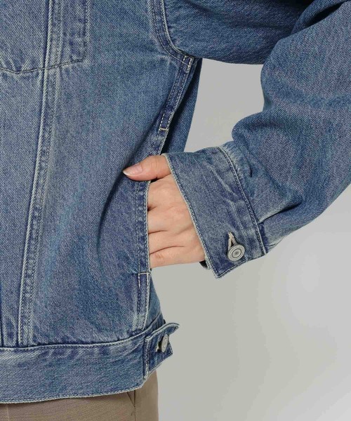 studio CLIP(スタディオクリップ)の「《ウタオ》デニムジャケット(デニムジャケット・レディース・ブルー・FREE)」の20枚目の写真