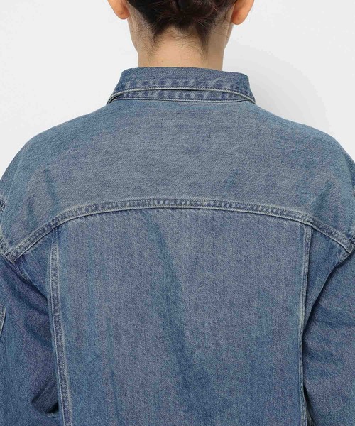 studio CLIP(スタディオクリップ)の「《ウタオ》デニムジャケット(デニムジャケット・レディース・ブルー・FREE)」の21枚目の写真