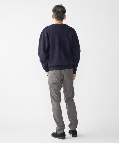 SHIPS(シップス)の「SHIPS: ヘビー ボイルド ヘンリーネック ニット(ニット/セーター・メンズ・チャコールグレー/ネイビー/ブラウン・SMALL/MEDIUM/LARGE/X-LARGE)」の8枚目の写真