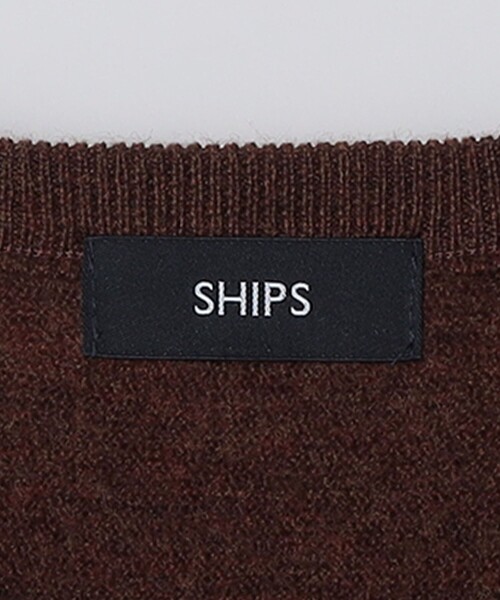 SHIPS(シップス)の「SHIPS: ヘビー ボイルド ヘンリーネック ニット(ニット/セーター・メンズ・チャコールグレー/ネイビー/ブラウン・SMALL/MEDIUM/LARGE/X-LARGE)」の19枚目の写真