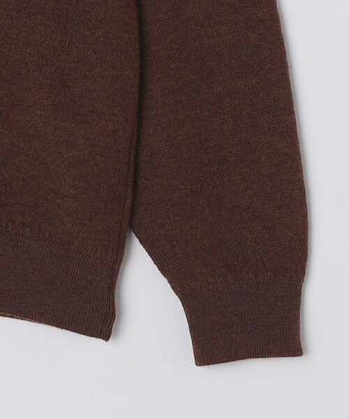 セール】SHIPS: ヘビー ボイルド ヘンリーネック ニット（ニット