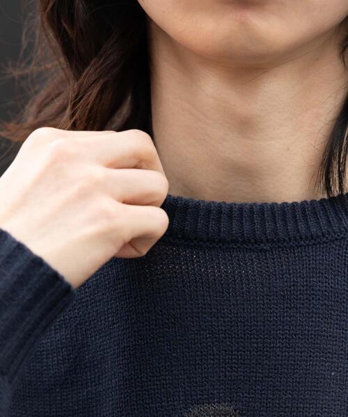 WEGO（ウィゴー）の「WEGO/ジャガードアニマルプルオーバー（ニット/セーター・メンズ・イエロー/ネイビー/オフホワイト・LARGE/MEDIUM）」の10枚目の写真