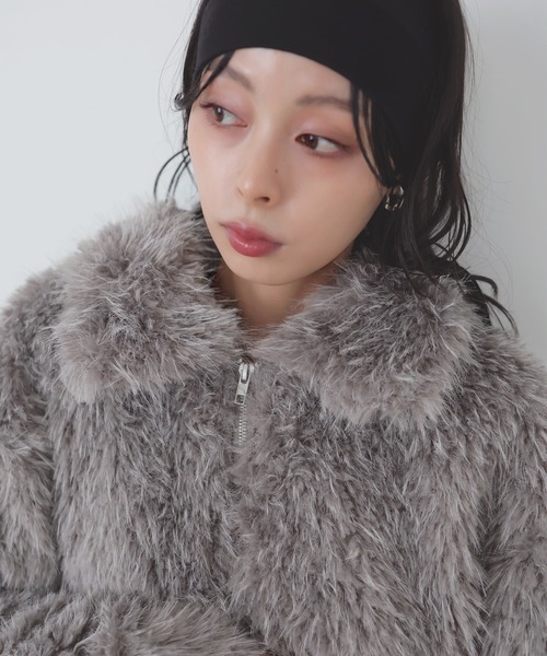 THINK FUR ファースタンドブルゾン THINK FUR - シンクファー | エコファーコート・アウター 正規通販 Sir