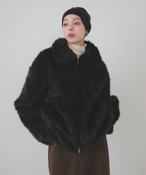 フェイクファースタンドブルゾン（ブルゾン）｜LIAN（リアン）の