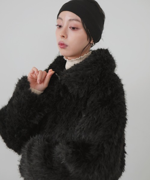 フェイクファースタンドブルゾン（ブルゾン）｜LIAN（リアン）の