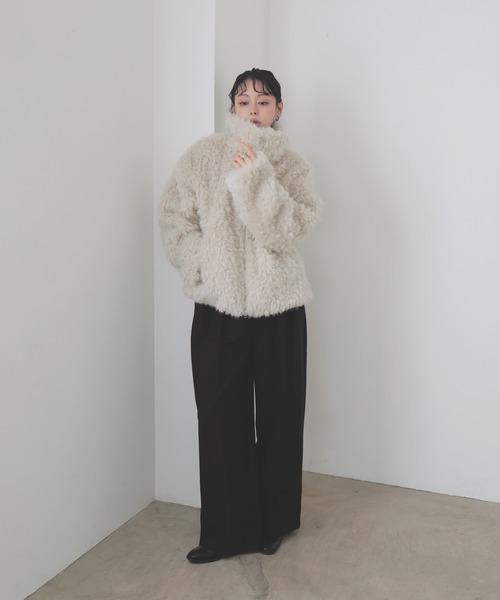 フェイクファースタンドブルゾン（ブルゾン）｜LIAN（リアン）の