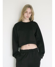cropped sweat tops