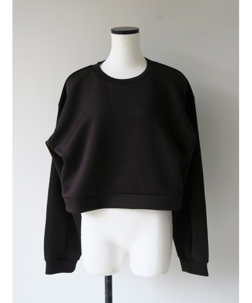 swane(スワネ)の「cropped sweat tops(スウェット・レディース・ブラック/アイボリー・FREE)」の10枚目の写真