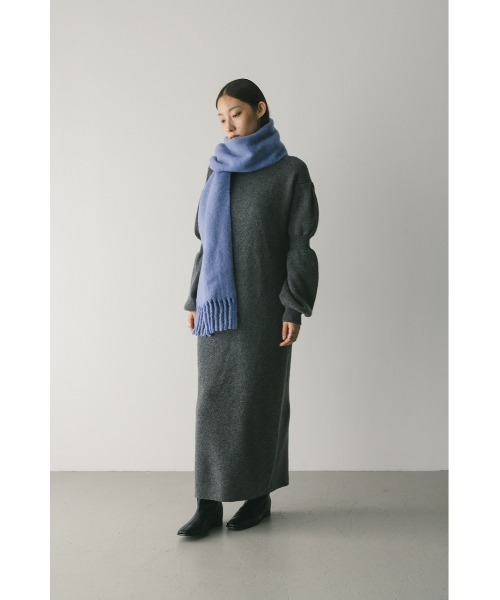 STYLEMIXER(スタイルミキサー)の「キャンディースリーブニットワンピース(ワンピース・レディース・グレー/ベージュ・SMALL/MEDIUM)」の3枚目の写真