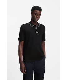 HUGO（ヒューゴ）の「コットンジャージー ポロシャツ コントラストディテール（ポロシャツ）」