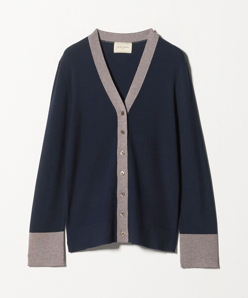 UNITED ARROWS（ユナイテッドアローズ）の「18G ウール リブ カーディガン（カーディガン/ボレロ・レディース・モカ/ネイビー/ダークグレー・FREE）」の13枚目の写真