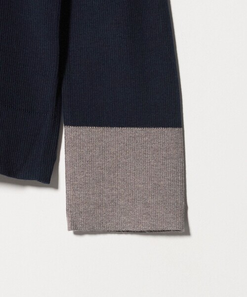UNITED ARROWS（ユナイテッドアローズ）の「18G ウール リブ カーディガン（カーディガン/ボレロ・レディース・モカ/ネイビー/ダークグレー・FREE）」の16枚目の写真