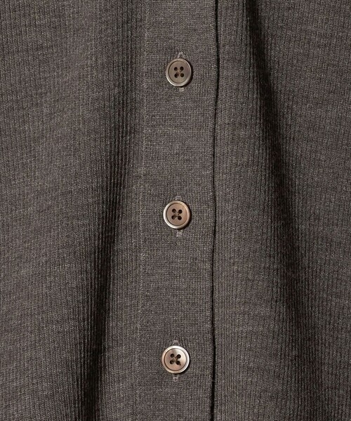 UNITED ARROWS（ユナイテッドアローズ）の「18G ウール リブ カーディガン（カーディガン/ボレロ・レディース・モカ/ネイビー/ダークグレー・FREE）」の21枚目の写真