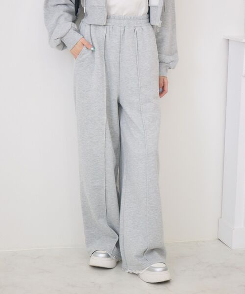 ems excite(エムズエキサイト)の「裏起毛パーカーSETUP(パーカー・レディース・ダークグレー/ピンク/ナチュラル・FREE)」の12枚目の写真