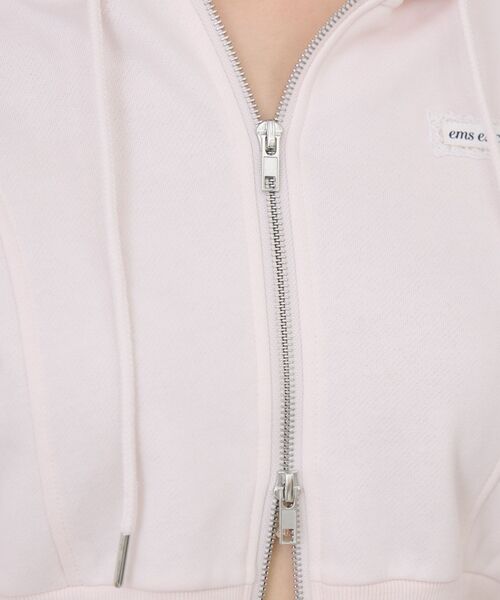 ems excite(エムズエキサイト)の「裏起毛パーカーSETUP(パーカー・レディース・ダークグレー/ピンク/ナチュラル・FREE)」の10枚目の写真