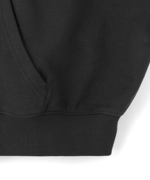 MILKFED.（ミルクフェド）の「RHINESTONE LOGO SHORT ZIP UP HOODIE（パーカー・レディース・オフホワイト/チャコール/ピンク・L/M）」の16枚目の写真