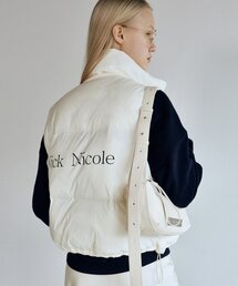 NICK&NICOLE | NICOLE SIGNATURE PADDING VEST_CREAM(ベスト)