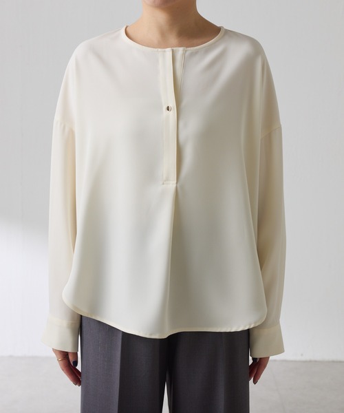 スキッパーオーバーブラウス（シャツ/ブラウス）｜COLLAGE