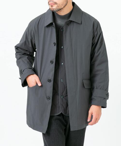 セール】3WAYステンカラーハーフコート ライナーセット（ステンカラー