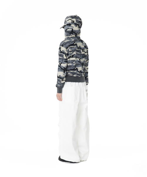 AAKAM(アーカム)の「Contrast Logo Zip-up Hoodie (Gray)(パーカー・レディース・その他・1)」の16枚目の写真
