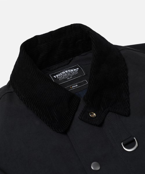FRIZMWORKS(フリズムワークス)の「HERITAGE HUNTING JACKET 002 _ BLACK(ミリタリージャケット・レディース・その他・MEDIUM/LARGE/X-LARGE/SMALL)」の4枚目の写真